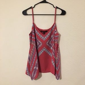 BCBGMAXAZRIA Gorgeous Geometric Print Top